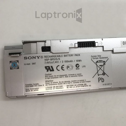 Sony VGP-BPS15 VGP-BPL15/S Original Laptop Battery for Sony Vaio VGN-P15G VAIO VGN-P530CH/R VAIO VGN-P92KS VAIO VGNP61S VAIO VGN-P688E/G VAIO VGP-CKP1W