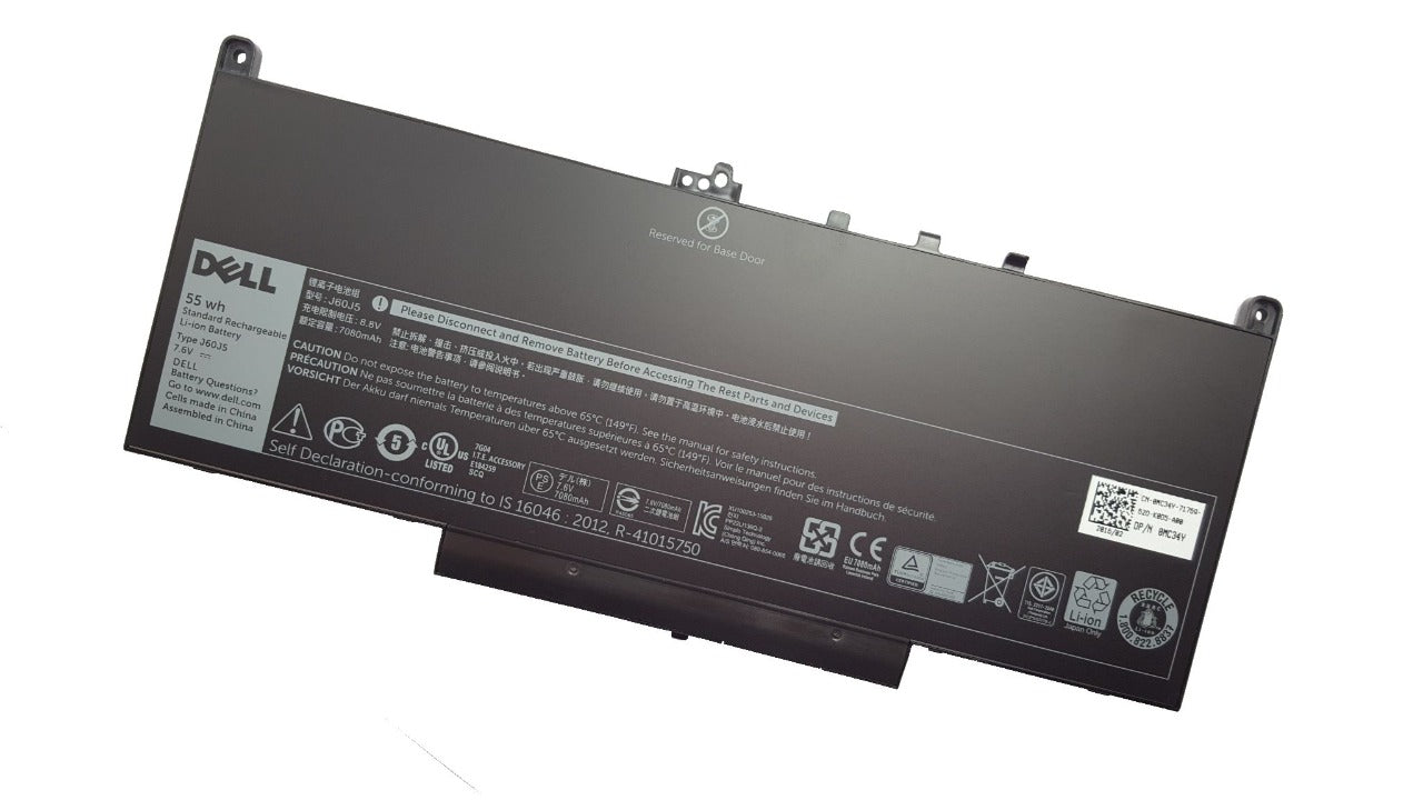 Dell J60J5 Laptop Battery for 0MC34Y 1W2Y2 242WD Latitude E7270 E7470 P26S NJJ2H