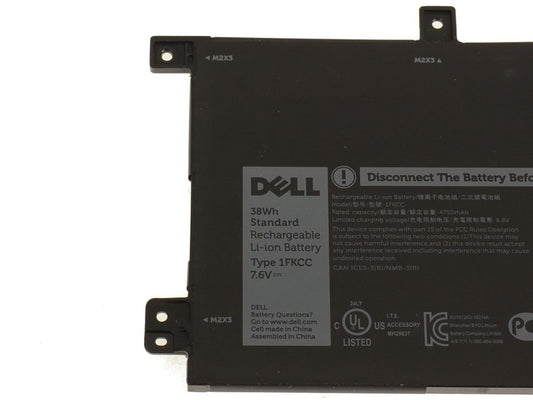 New DELL 1FKCC Original Laptop Battery for Dell Latitude 7200 2-in-1 7210 2-in-1 D9J00 T5H6P