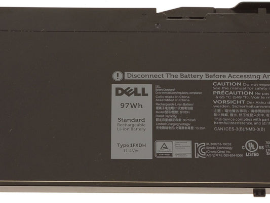 New Dell 1FXDH Original Laptop Battery for IFXDH 1WJT0 Precision 3541 451BCNU Dell Latitude 5501 5511 E5501