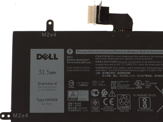 New DELL Original 1WND8 Laptop Battery for 0J0PGR 05JT8G Dell Latitude 12 5285 Latitude 5285 Latitude 5290 2-in-1