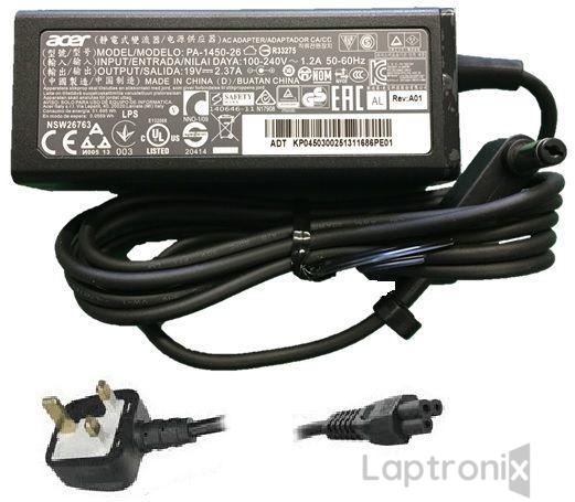 ACER 19V 2.37A 45W (5.5mm*1.7mm) Original Laptop Charger For ES1-512 711 PA-1450-26 ES1-512