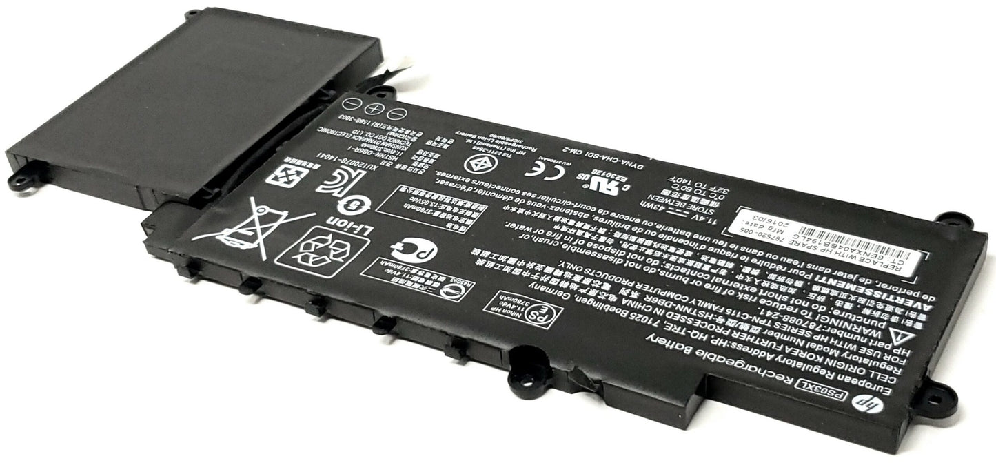 Hp PS03XL Original Laptop Battery for 787088-241 db6r HSTNN-DB6R PS03043XL-PR Stream x360 11-p010nv x360 11-p129ms PAVILION X360 310 X360 310 G1 Stream 11-p010na