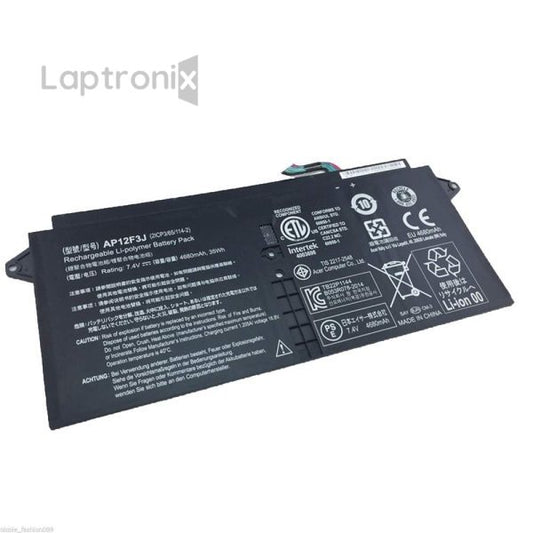 Acer AP12F3J Laptop Battery For Acer S7-391-73514G25aws S7-191-53314G12ass S7-391-53334G12AWS Aspire S7 Ultrabook Series
