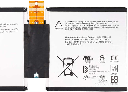 Microsoft Surface G3HTA003H Battery for Microsoft Surface 3 1657 1645 G3HTA004H