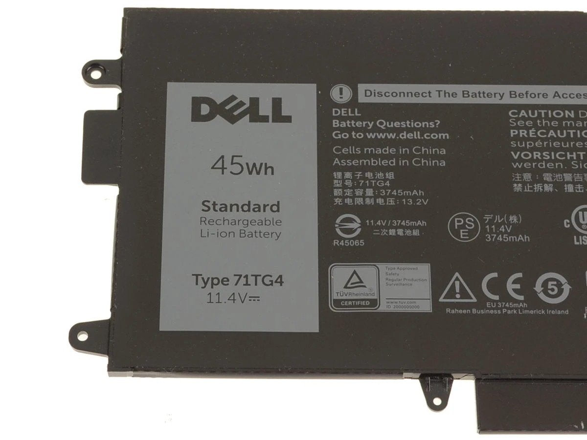 New Original DELL 71TG4 Laptop Battery for Latitude 7390 Latitude 12 5289 2 IN 1 0725KY 0CFX97 0N18GG 2ICP4/58/90-2
