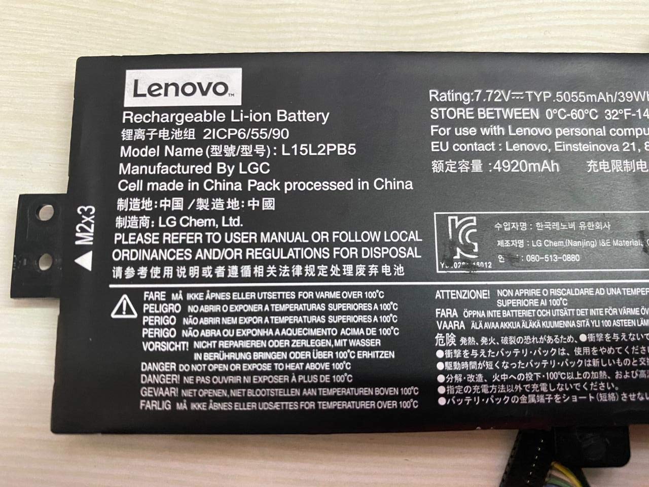 Lenovo L15M2PB5 Original Laptop Battery For 5B10K90787 XIAOXIN 310-14ISK B8000 Ideapad 310-15 310-15IKB 31015IAP