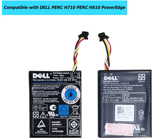 DELL T40JJ H710P Laptop Battery for 37CT1 70K80 D0JMF H132V H710 M9XPM N3V6G DELL PowerEdge R720 DELL PowerEdge R820 Precision T7600