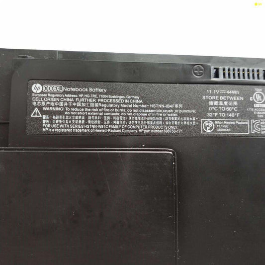New HP OD06XL Laptop Battery for HSTNN-IB4F H6L25UT EliteBook Revolve 810 G2 Tablet Series