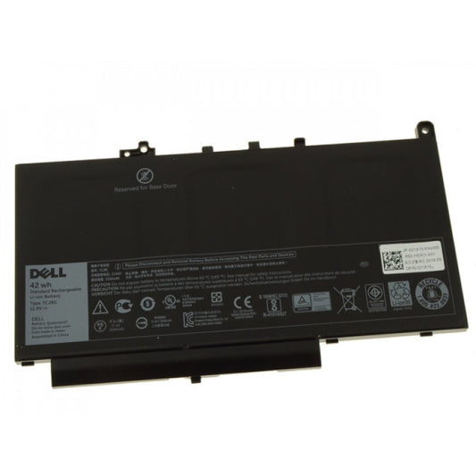 New Original Dell 7CJRC Laptop Battery for 451-BBSY P61G 1W2Y2 NJJ2H V6VMN 021X15 F1KTM 579TY 07CJRC Latitude 12 E7270 Dell Latitude E7270 E7470 Battery