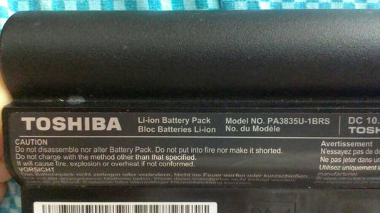 Toshiba PA3835U-1BRS Original Laptop Battery For PA3734U-1BRS NB200-12W NB200-131 PABAS210 PABAS211Toshiba Satellite NB200 NB205 NB201 Series