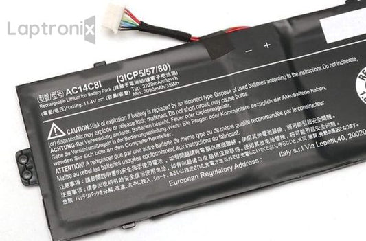 Acer AC14C8I Aspire Battery for AC14C8I 3ICP5/57/80 Switch 12 SW5-271 Switch 12 SW527160A4