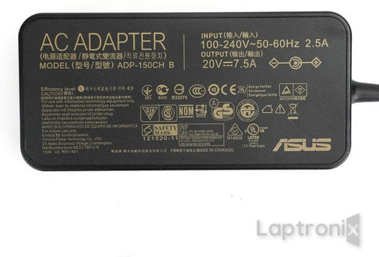 Asus 20V 7.5A 150W (6.0mm*3.7mm) Laptop Charger For ASUS ADP-150CH B A18-150P1A F571GT 9560NGw