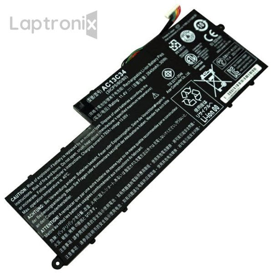 Acer AC13C34 Laptop Battery for Acer Aspire Aspire E11 V5-122 V5-122P V5-132 V5-132P Aspire E3-111 E3-112 E3-112M ES1-111 ES1-111M MS2377