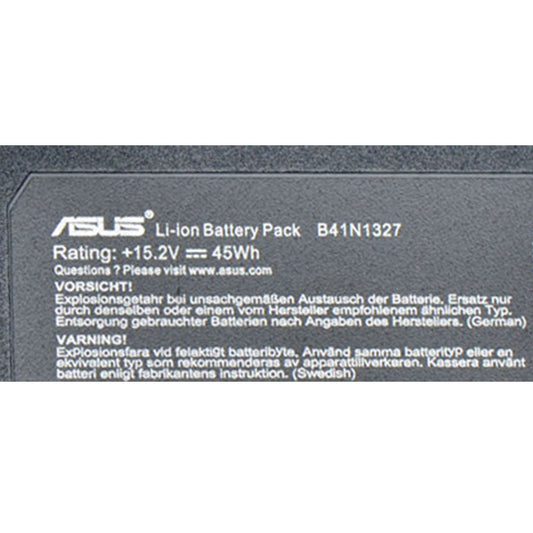 Asus B41N1327 Laptop Battery for 0B200-00790000 4ICP10/38/64 Pro B551 B551LGB551LA-1A B551LA-CN018G B551LA-CN026G Pro B551LG-CN009G Pro B551L B551LA