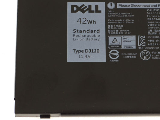 DELL DJ1J0 Original Laptop Battery for 451-BBZL 8JYHH 9W9MX C27RW ONFOH PGFX4 Latitude 7290-DWTKV 7380 7390 Latitude 7480 7480(6GLXLH2) Latitude 7490 E7280
