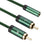 3.5mm Female to 2 RCA Male Audio Cable Amplifier Connector, 0.5m, 1m, 2m, 3m