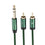 6.35mm Male to Dual RCA Female Audio Adapter Cable, 0.5m, 1m, 2m, 3m