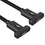 USB4 Type-C Female Ear to Type-C Female Ear Screw Fixed Panel Extension Cable, 0.3m, 0.6m, 1m, 1.8m