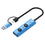YCE V295B 5 in 1 USB3.0 / Type-C HUB Adapter AI Docking Station, V295B