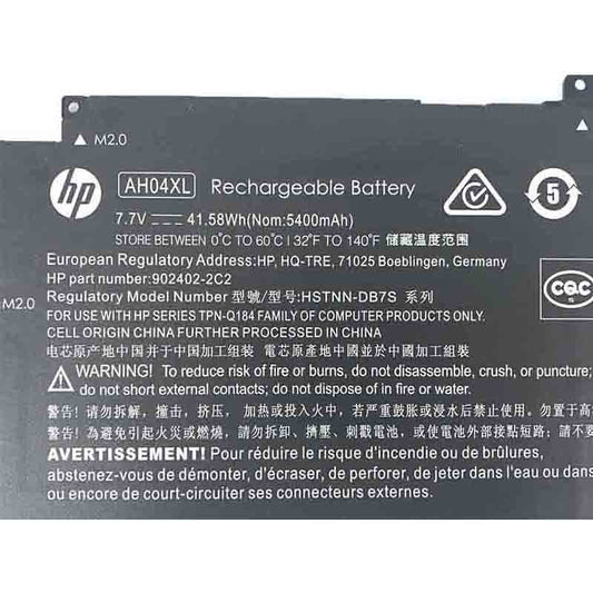 HP AH04XL Original Laptop Battery for 902402-2C2 HSTNN-DB7S TPN-Q184 AH04041XL-PL Spectre X2 12T-C000 x2 12-c012dx