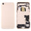 Battery Back Cover Assembly with Card Tray for iPhone 7, For iPhone 7 (Full Assembly), For iPhone 7, For iPhone 7 (Jet Black)