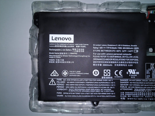LENOVO L16M4P60 Original Laptop Battery For 80Y70023C SB10W67429 5B10N01565 5B10W67249 Yoga 920 13-80Y70066US 920-13IKB-80Y7 Yoga 920-13IKB