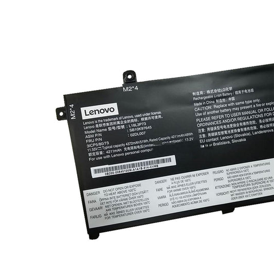 LENOVO Original L18L3P73 Battery For Lenovo ThinkPad P43s ThinkPad P53s 20N6 ThinkPad T490 T495 T590 20N4A00KCD
