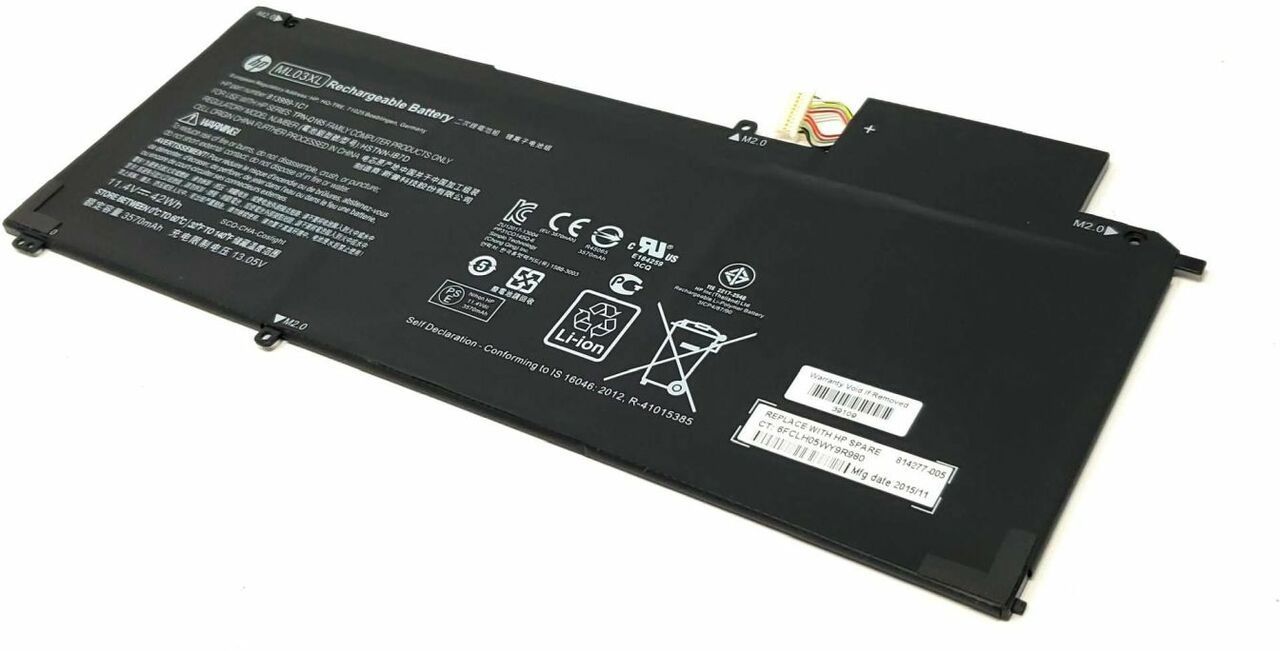 New HP ML03XL Laptop Battery for Spectre X2 12-A000NX Spectre X2 12-A004NL Spectre X2 12-A024TU814060-850 N5S20UA 813999-1C1 Spectre 12-a000 x2 Spectre x2 12-a001dx 12-A001DX Spectre X2