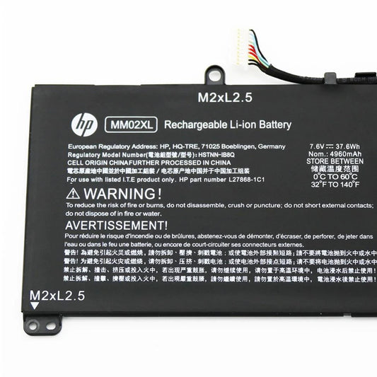 MM02XL HP PAVILION 13-AN0007TU, PAVILION 13-AN0047TU HSTNN-DB8U HSTNN-IB8Q LAPTOP REPLACEMENT BATTERY