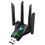 1300Mbps 5G Wireless Network Card Gigabit Dual Band Driver-free USB WiFi Receiver, 1300Mbps 5G