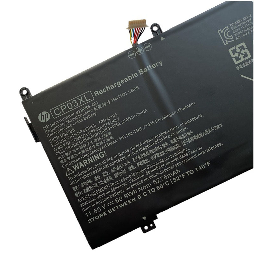 New CP03XL Original Battery For Hp HSTNN-LB8E CP03060XL 929066-421 Spectre X360 13-AE049TU Spectre x360 13-ae004ng Spectre X360 13-AE060NZ SPECTRE X360 13-AE006TU Series