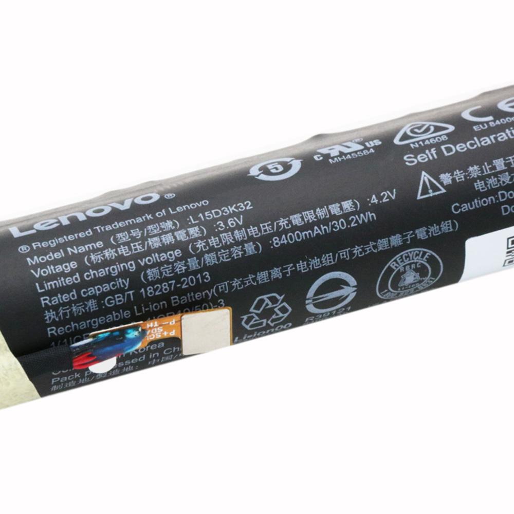 Lenovo L15D3K32 Original Laptop Battery for L15C3K32 5B18C03587 YOGA Tab 3 YT3-X50F YT3-X50 Yoga Tab 3(10)YT3X50F(ZA1N0039NZ)