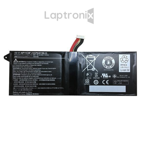 Acer AP11C3F AP11C8F Laptop Battery For Acer 1ICP6/67/88-2 1ICP5/67/90-2 Tablet