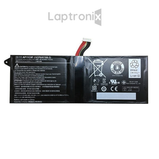 Acer AP11C3F AP11C8F Laptop Battery For Acer 1ICP6/67/88-2 1ICP5/67/90-2 Tablet