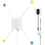 WAVLINK WN588HA2 AP Repeater WiFi Signal Booster AC1200 Dual Band WiFi Extender, US Plug, UK Plug, EU Plug, AU Plug