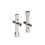 3D Printer Cross Wrench Mini Socket M2/M2.5/M3/M4 Screw Nut Tool, 2pcs