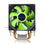 EVESKY CPU Cooler PC Radiator 1850-2200 RPM Quiet Fan For Intel LGA775/115x/1366 & AMD AM2/AM3 Sockets, 200