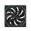 4RS 12cm Computer Case Fan with Infinity Mirror ARGB Thermal Control & Ultra Quiet Cooling
