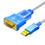 DTECH DT-5011 USB 2.0 to RS232 Serial Adapter Cable, FT232 & ZT213 Dual-Chip with LED Indicator, 0.5m, 1m, 1.5m, 2m, 3m, 5m