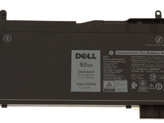 Dell VG93N Original Laptop Battery for WFWKK VG93N DELL Precision 15 3520 Latitude 5591