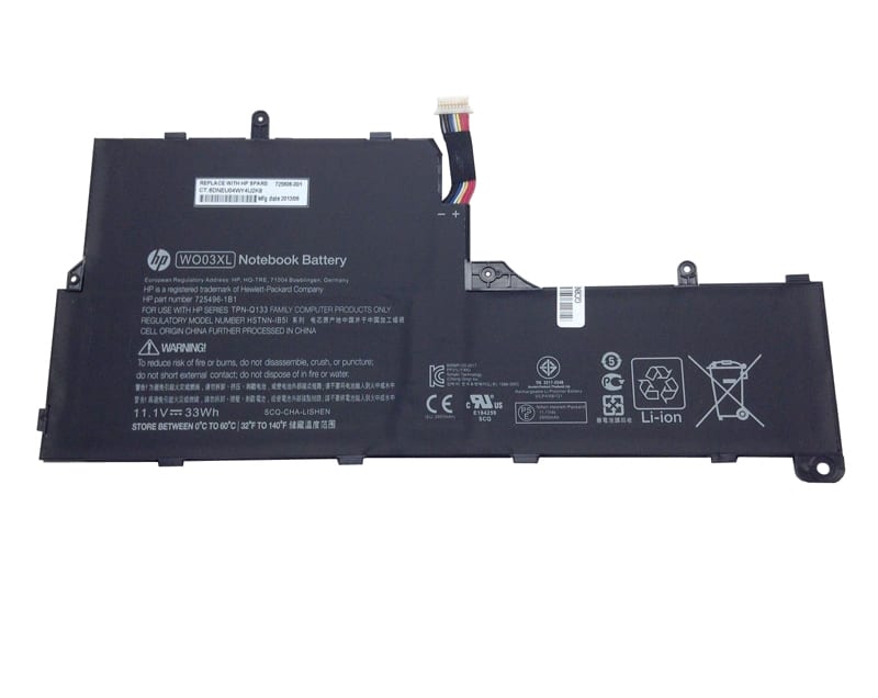 HP WO03XL Original Laptop Battery for 3ICP/59/121 725496-1B1 HSTNN-IB5i Split 13-M100SE Split 13-M102XX Split 13-M110ET Split 13-M200EF Split 13-M100BR Split 13-M101SE Split 13-M108TU Split 13-M115EG Split 13-M210EA