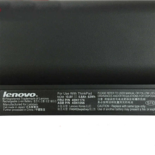 Lenovo 45N1174 Original Laptop Battery for 3INR19/65-2 0A36292 ThinkPad X131e(3368-85AU) E145(20BC000GCD) X131e(3367-72E7) X131e(3367-73VM X131e(3367-7AH5) ThinkPad X121e E120 X130e