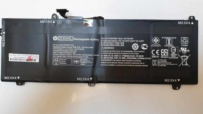 New Original HP ZO04XL Battery for 808396-422 4ICP7/60/80 HSTNN-LB6W ZO04-4S1P ZBook Studio G4 STUDIO G4 Mobile Workstation Studio G4(1RR16EA) Studio G4(2WU02ES) Studio G4(2ZC19ES) Studio G4(Y1F31AV) Studio G4(Y1F32AV)