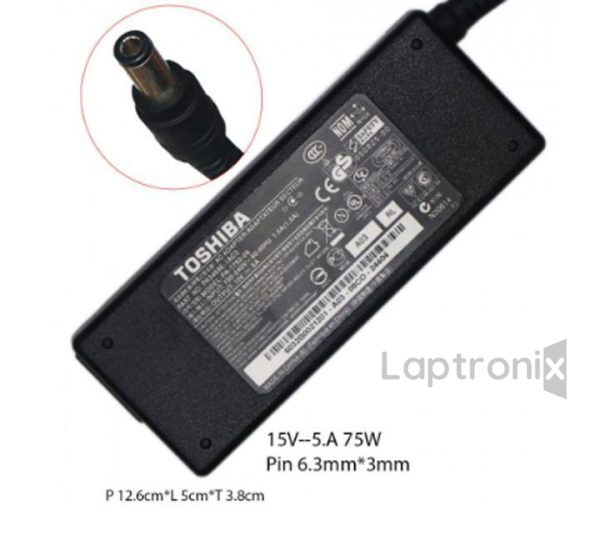 Toshibha 15V 6A 90W ( 6.3mm*3.0 mm) Original Laptop Charger for PA2521U-3ACA, PA3378U-1ACA, PA3378U,