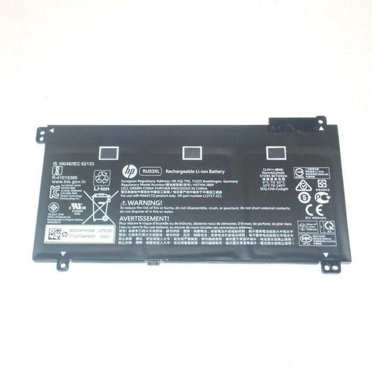New HP RU03XL Original Battery for L12717-1C1 HSTNNLB8K L12717-421 ProBook X360 11 G3 EE ProBook X360 440 G1 HSTNN-LB8K series