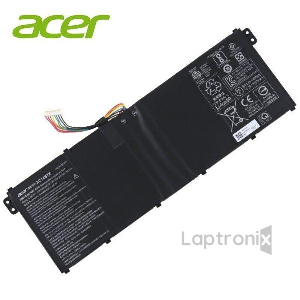 Acer AC14B7K Laptop Battery for 4ICP5/57/80 Aspire 7 A715-71G-77B2 NX.GT1EK.001 Nitro 5 AN51542 SP51551GN 5 Spin NP515