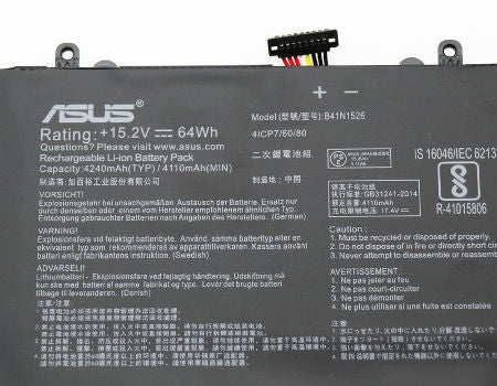 ASUS B41N1711 Original Laptop Battery for 13NB0AP1M6011 Asus ROG GL503VD FX503VD-EH73 GL703VD PX705GD FX503VM FX63VD ZX63VD7300