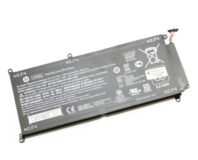 HP LP03XL Original Laptop Battery for HSTNN-DB7C 807211-241 LP03 Envy 15-AE002NE Envy 15-AE028TX Series