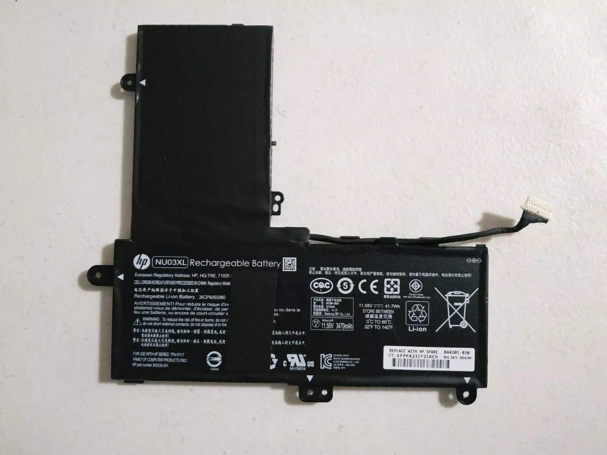 HP NU03XL Original Laptop Battery for HSTNNDB9H TPNC128 Stream x360 11aa081ng X360 11-AB006TU Pavilion 11U000NC Pavilion 11-U000NF